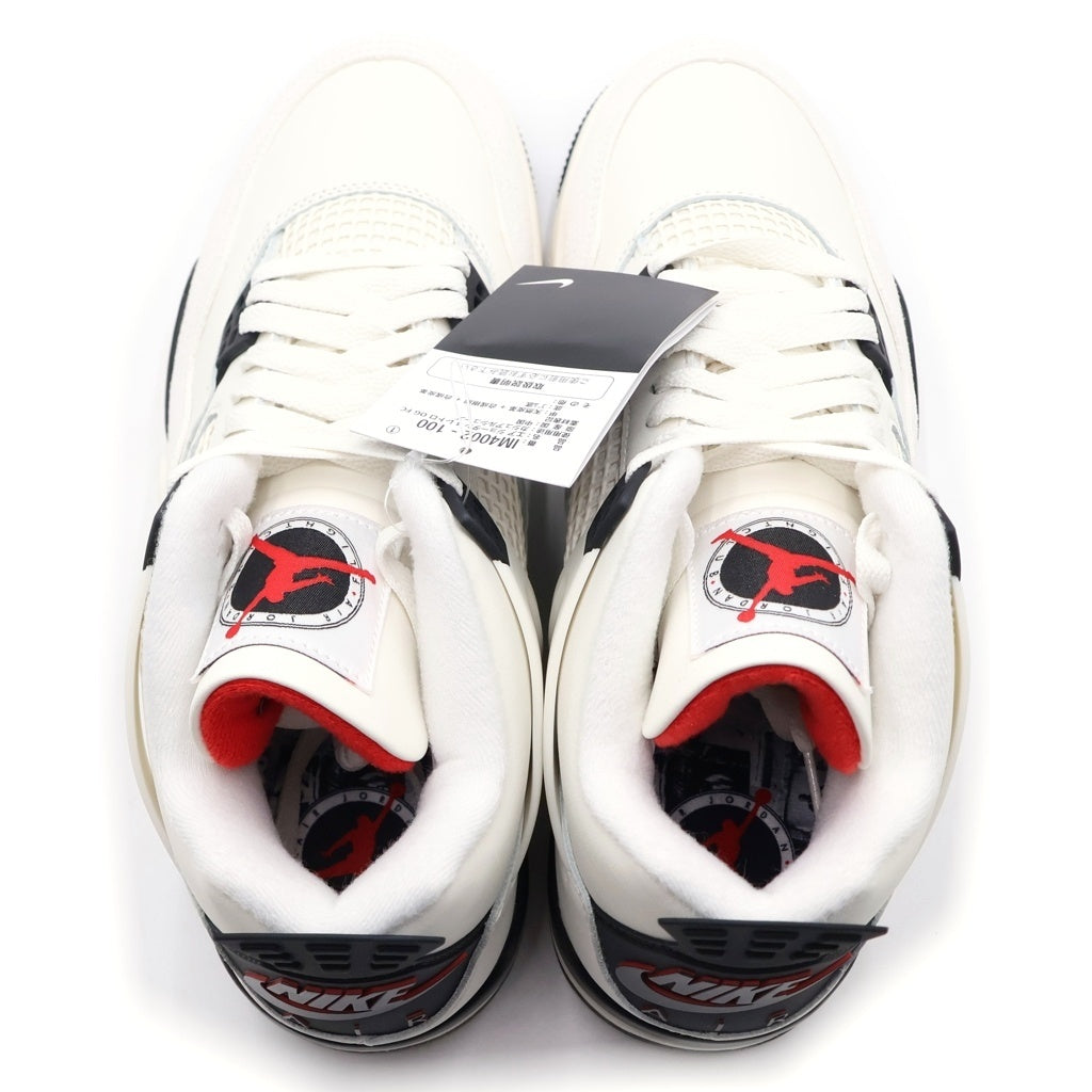 NIKE(ナイキ) AIR JORDAN 4 RETRO OG FC FLIGHT CLUB IM4002-100 エアジョーダン4 フライトクラブ ハイカットスニーカー ローカットシューズ ホワイト US9.5/27.5cm
