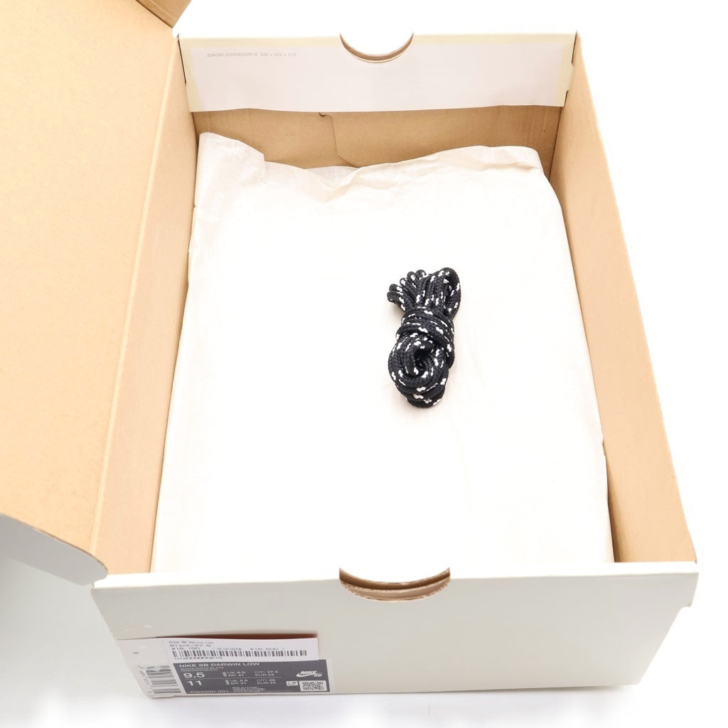 NIKE SB(ナイキエスビー) ×SUPREME DARWIN LOW FQ3000-001 シュプリーム ダーウィン ローカットスニーカー ブラック US9.5/27.5cm