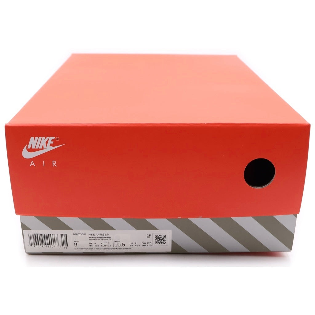 NIKE(ナイキ) ×BILLIE EILISH AIR ALPHA FORCE 88 DZ6763-101 ビリーアイリッシュ エア アルファ フォース ローカットスニーカー ホワイト/レッド US9/27cm