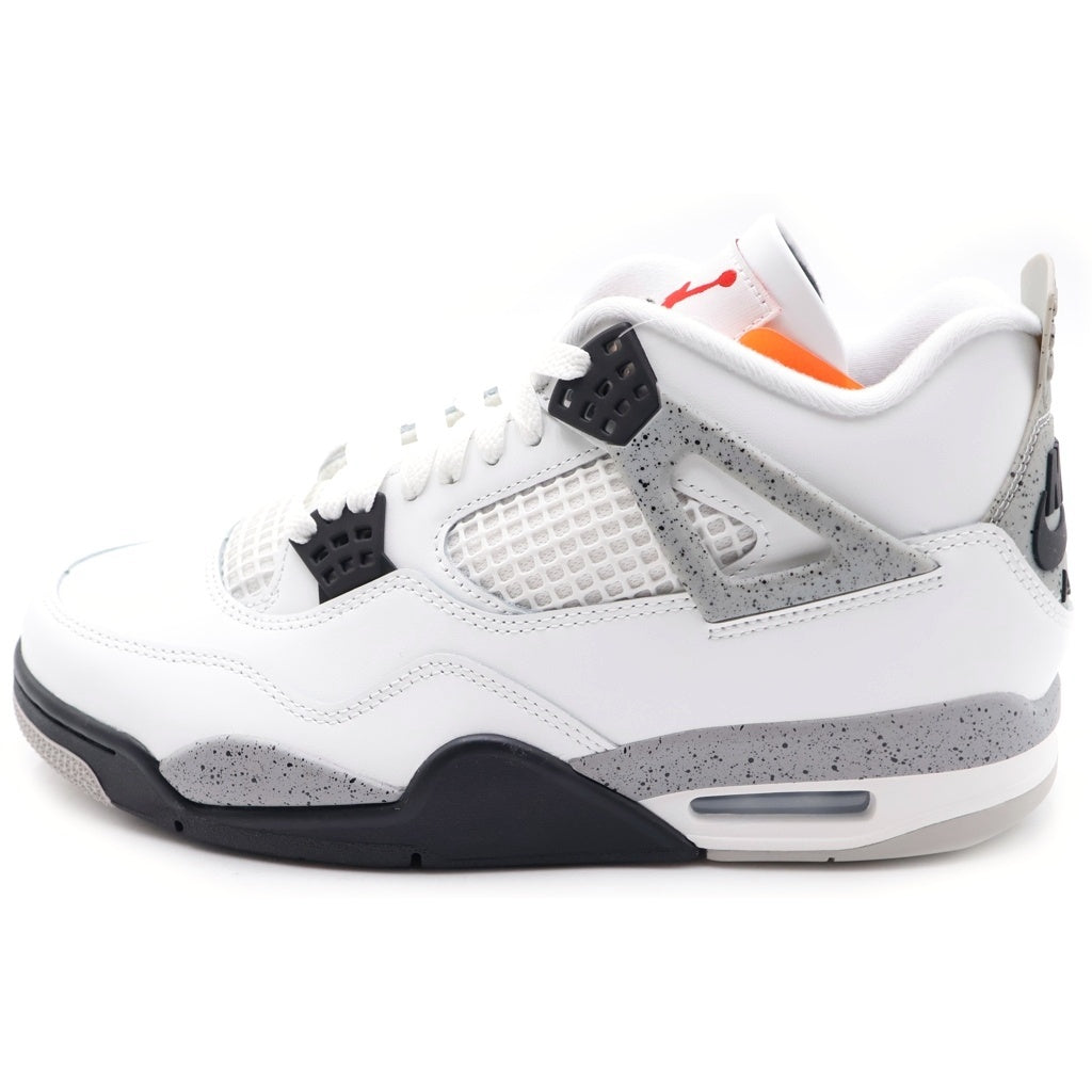 NIKE(ナイキ) AIR JORDAN4 RETRO WHITE CEMENT FV5029-100 エアジョーダン4 レトロ ホワイトセメント ハイカットスニーカー ホワイト US9.5/27.5cm