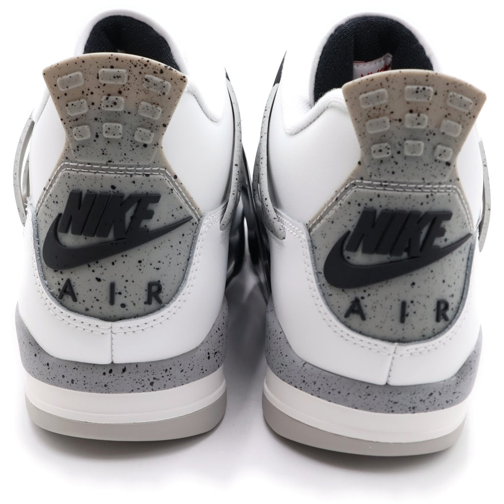 NIKE(ナイキ) AIR JORDAN4 RETRO WHITE CEMENT FV5029-100 エアジョーダン4 レトロ ホワイトセメント ハイカットスニーカー ホワイト US9.5/27.5cm