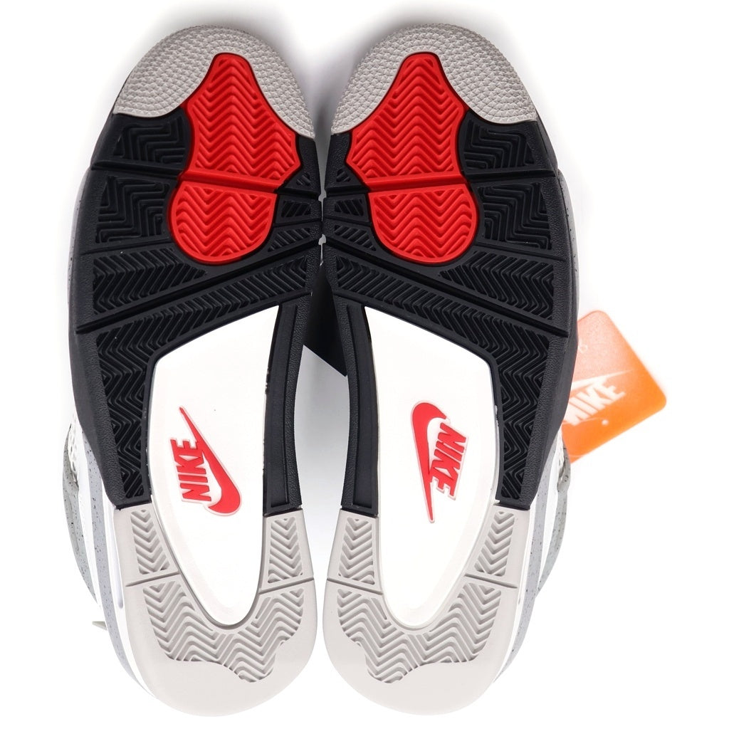 NIKE(ナイキ) AIR JORDAN4 RETRO WHITE CEMENT FV5029-100 エアジョーダン4 レトロ ホワイトセメント ハイカットスニーカー ホワイト US9.5/27.5cm