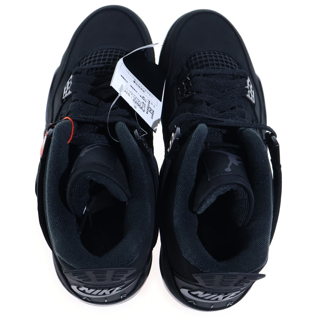 NIKE(ナイキ) AIR JORDAN 4 BLACK CAT FV5029‐010 エアジョーダン4 ブラックキャット ハイカットスニーカー ブラック US9.5/27.5cm