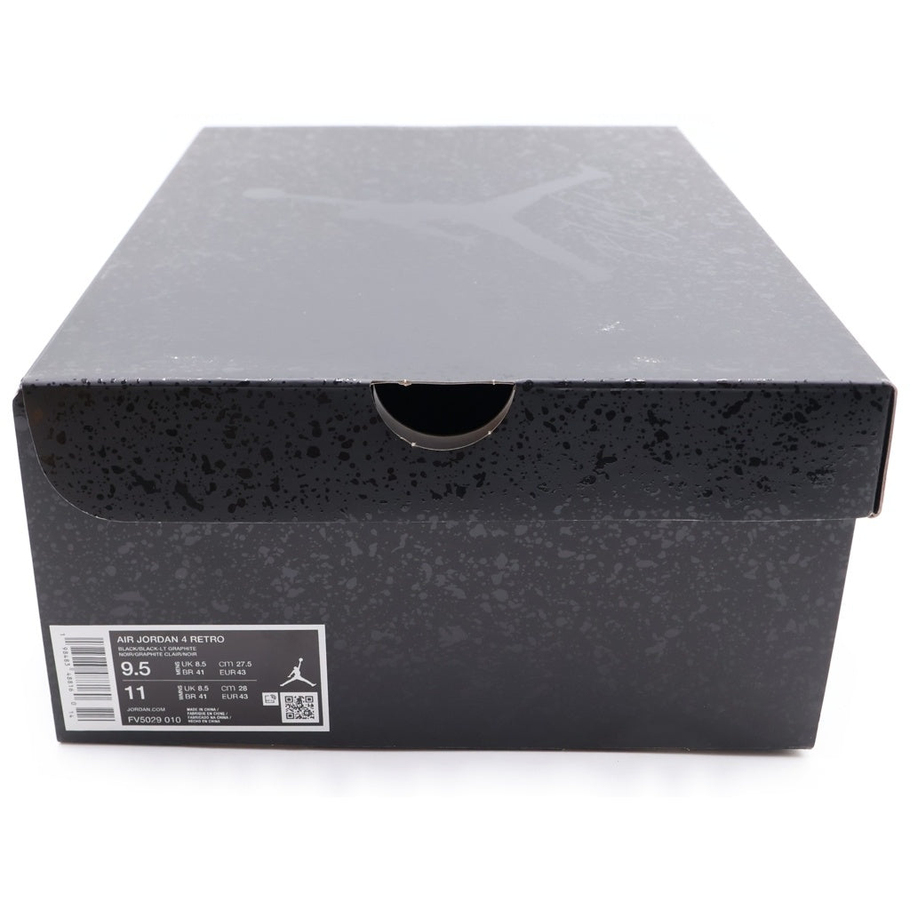 NIKE(ナイキ) AIR JORDAN 4 BLACK CAT FV5029‐010 エアジョーダン4 ブラックキャット ハイカットスニーカー ブラック US9.5/27.5cm