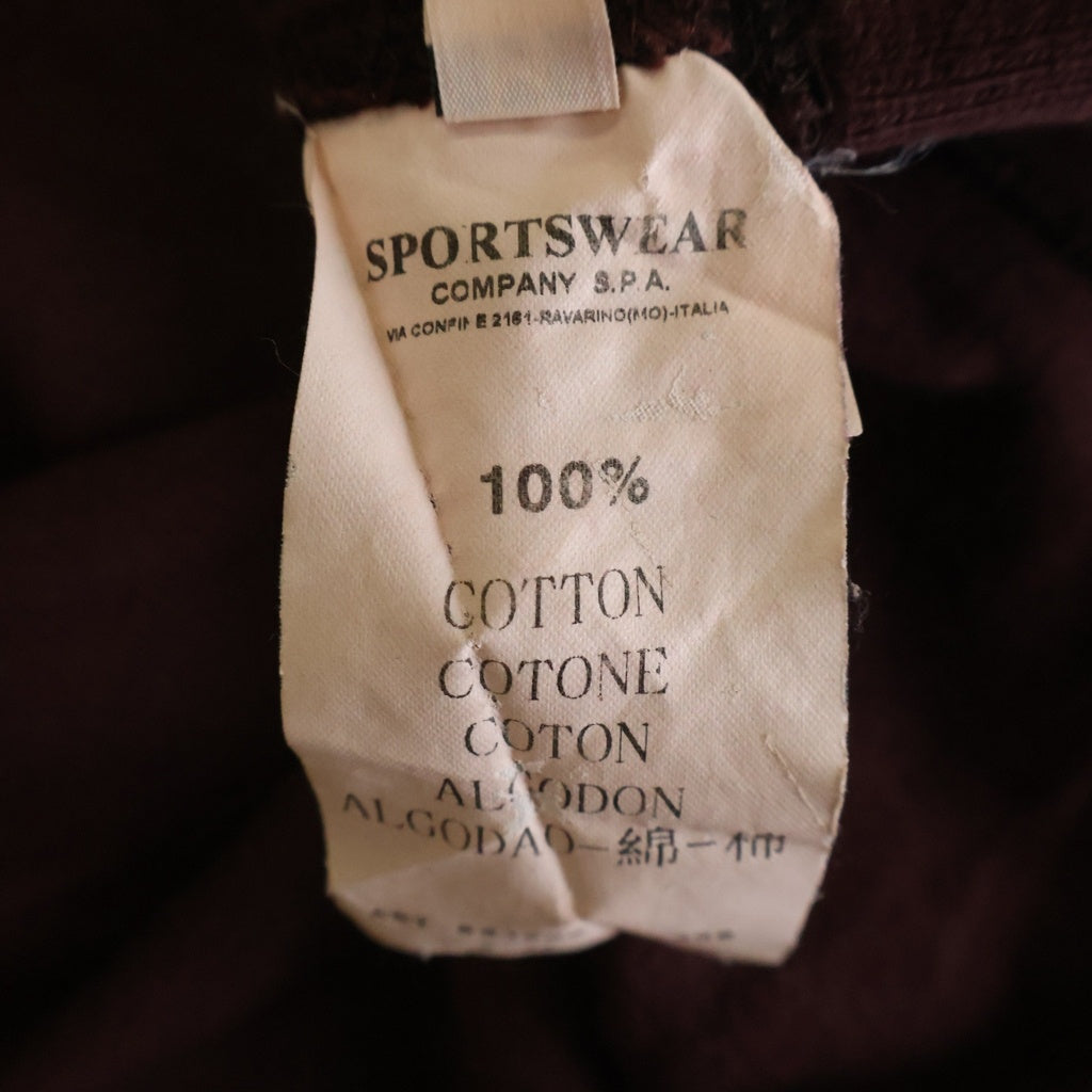 STONE ISLAND(ストーンアイランド) ワッペン付き Vネック スウェット トレーナーボルドー 531562139