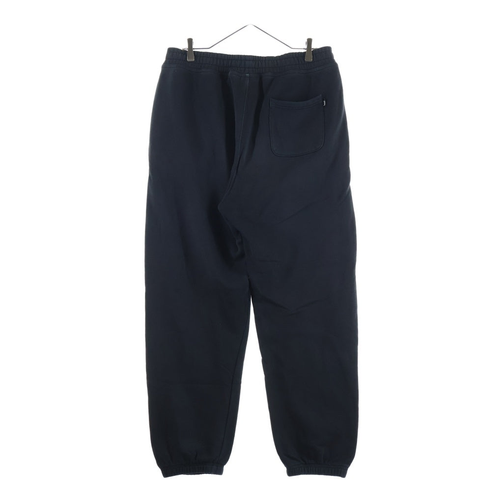 STUSSY(ステューシー) 21AW Stock Logo Pants ストック ロゴ刺繍 スウェット ロングパンツ ブラック 116481