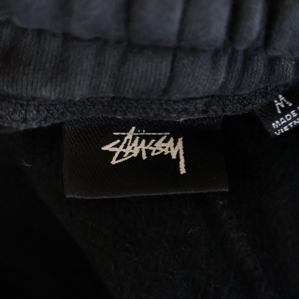 STUSSY(ステューシー) 21AW Stock Logo Pants ストック ロゴ刺繍 スウェット ロングパンツ ブラック 116481