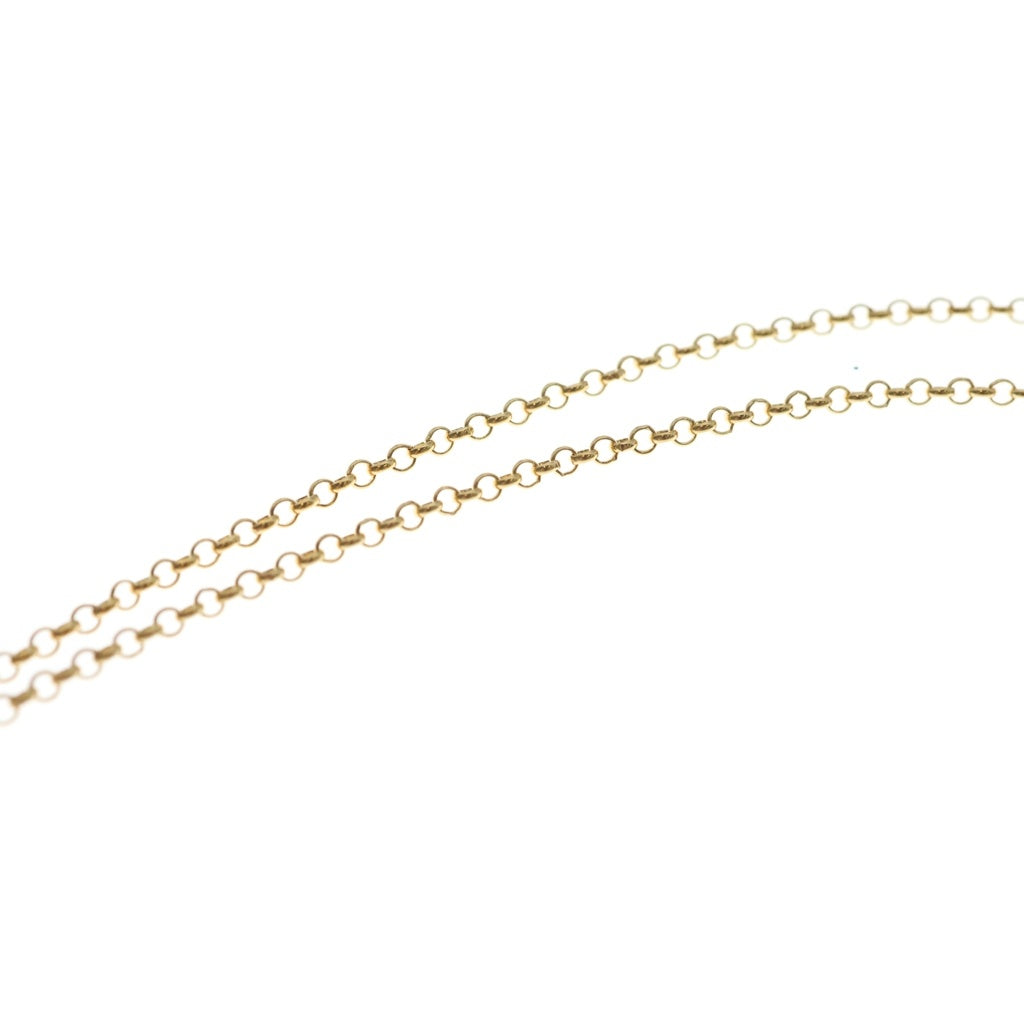 CHROME HEARTS(クロムハーツ) 22K NECKCHAIN R20 ロールチェーンネックレス 20inch ゴールド BCA011