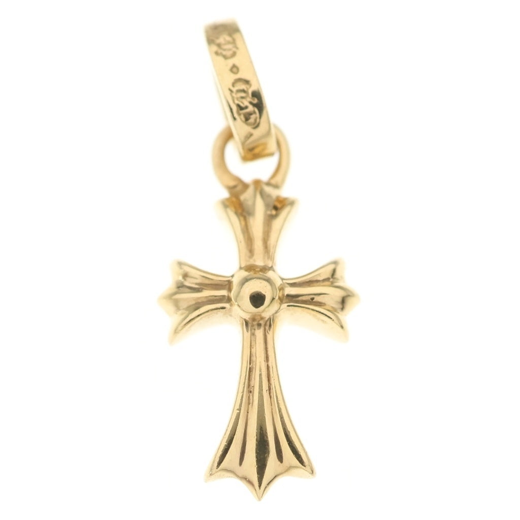 CHROME HEARTS(クロムハーツ) 22K CRS BBYFAT P/DIA ベイビーファットクロス PAVEダイヤ ペンダントトップ ゴールド BCA035