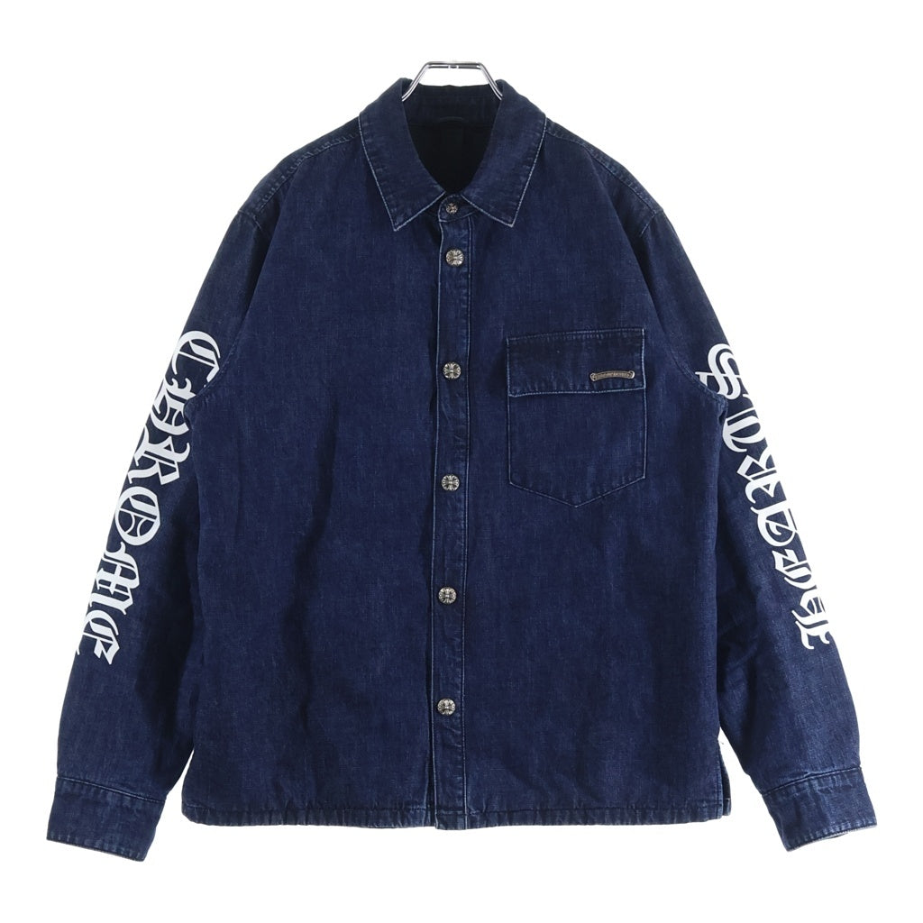CHROME HEARTS(クロムハーツ) WORK'N SHIRT GARAGE WASH DENIM JACKET ウォーキン シャツ ガレージ ウォッシュ デニムジャケット インディゴ