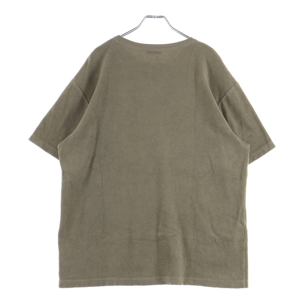 DIOR(ディオール) 23SS パイル地 クルーネック 半袖Tシャツカットソーブラウン 393J696G0858