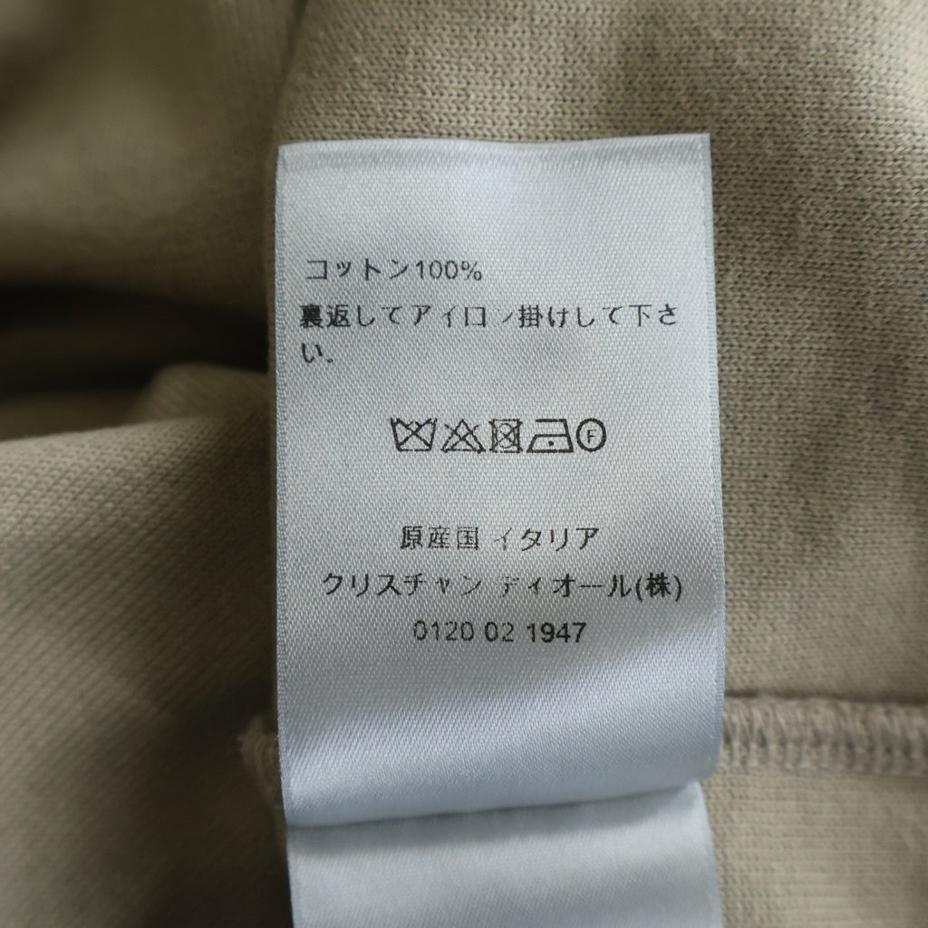 DIOR(ディオール) 23SS パイル地 クルーネック 半袖Tシャツカットソーブラウン 393J696G0858