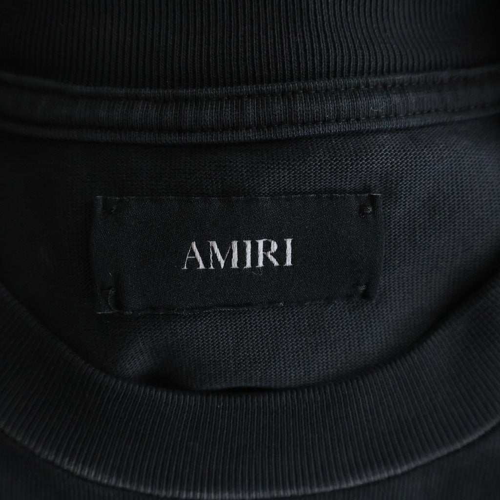 AMIRI(アミリ) CRYSTAL SINNERS Tee クリスタル シナーズ クルーネック 半袖Tシャツ カットソー ブラック AMJYTE1212