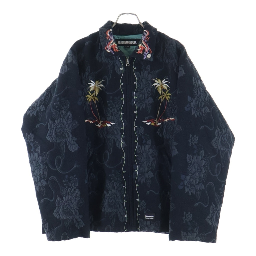 NEIGHBORHOOD(ネイバーフッド) 23AW SOUVENIR JQ SHIRT JACKET スーベニア ドラゴン ジャカード シャツジャケット ブラック 232UTNH-JKM04