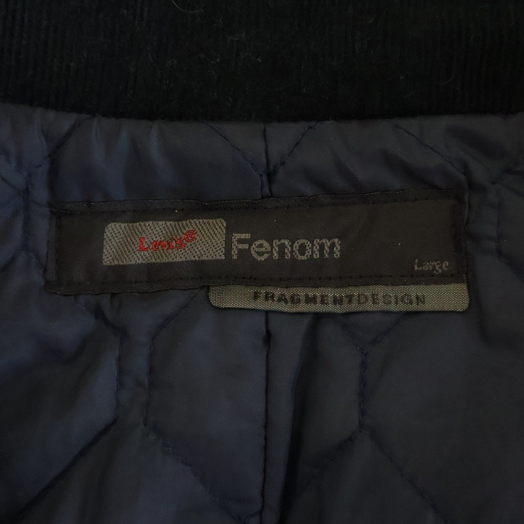Levi's Fenom(リーバイス フェノム) ヒッコリーストライプ カバーオール コットン 中綿 デニムジャケット ブルー