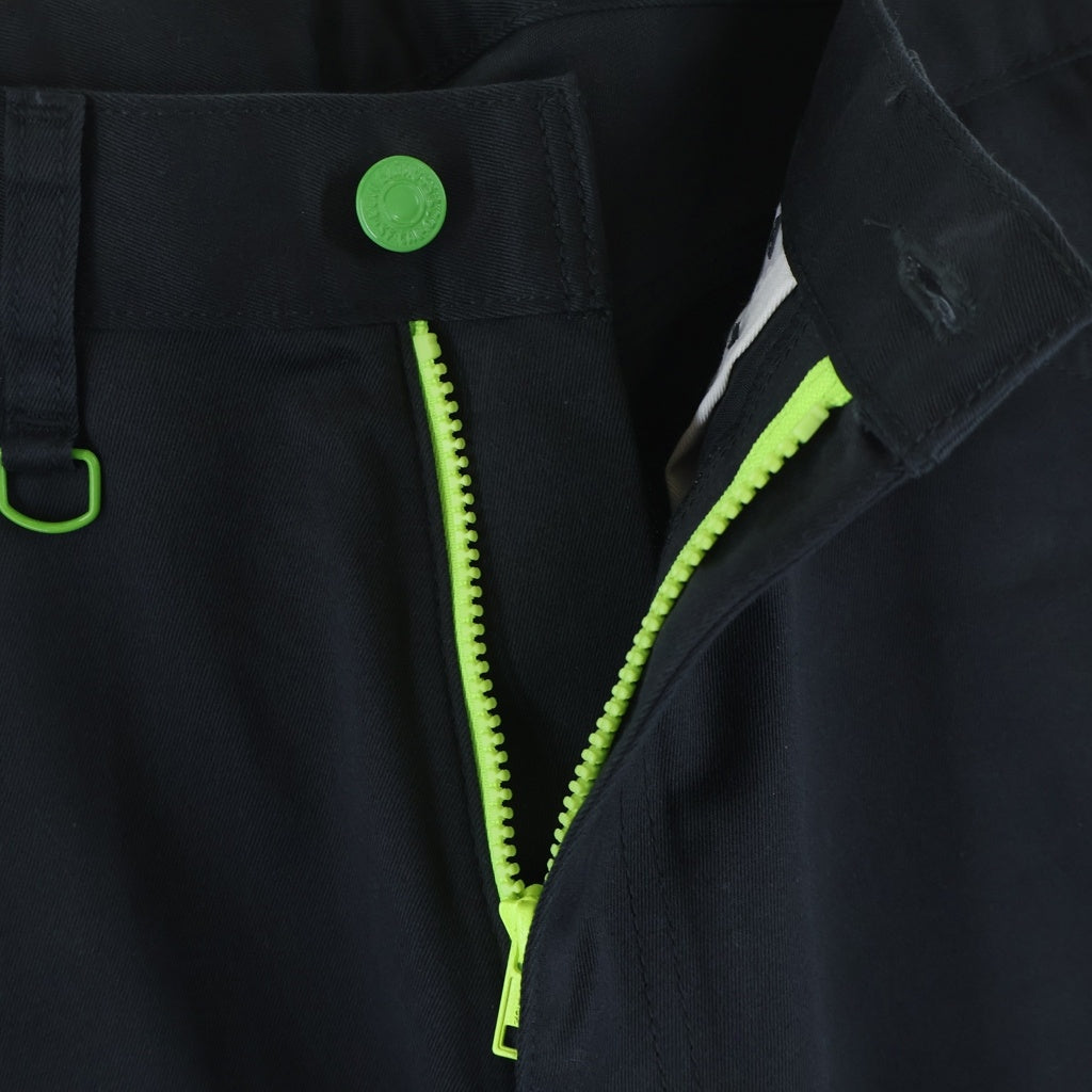 Levi's Fenom(リーバイス フェノム) ×FRAGMENT DESIGN フラグメント デザイン バックロゴデザイン ジップフライ チノパンツ ネイビー/グリーン FMWKC-0003