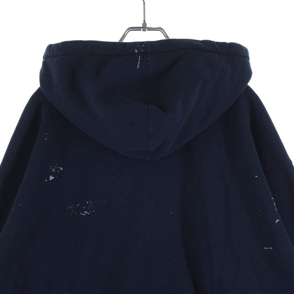 SUPREME(シュプリーム) 26SS ×MM6 Box Logo Zip Up Hooded Sweatshirt ボックスロゴジップアップフーデッドスウェットシャツ パーカー ネイビー