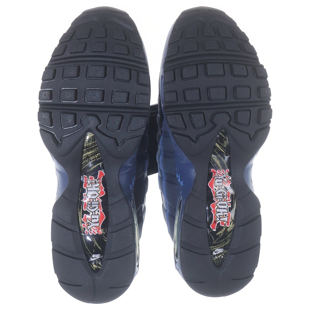 NIKE(ナイキ) ×Yu-Gi-Oh! AIR MAX 95 AIR MUSCLE JOEY II7404-400 遊戯王 エアマックス95 エアマッスル ジョーイ ローカットスニーカー ブルー US9.5/27.5cm