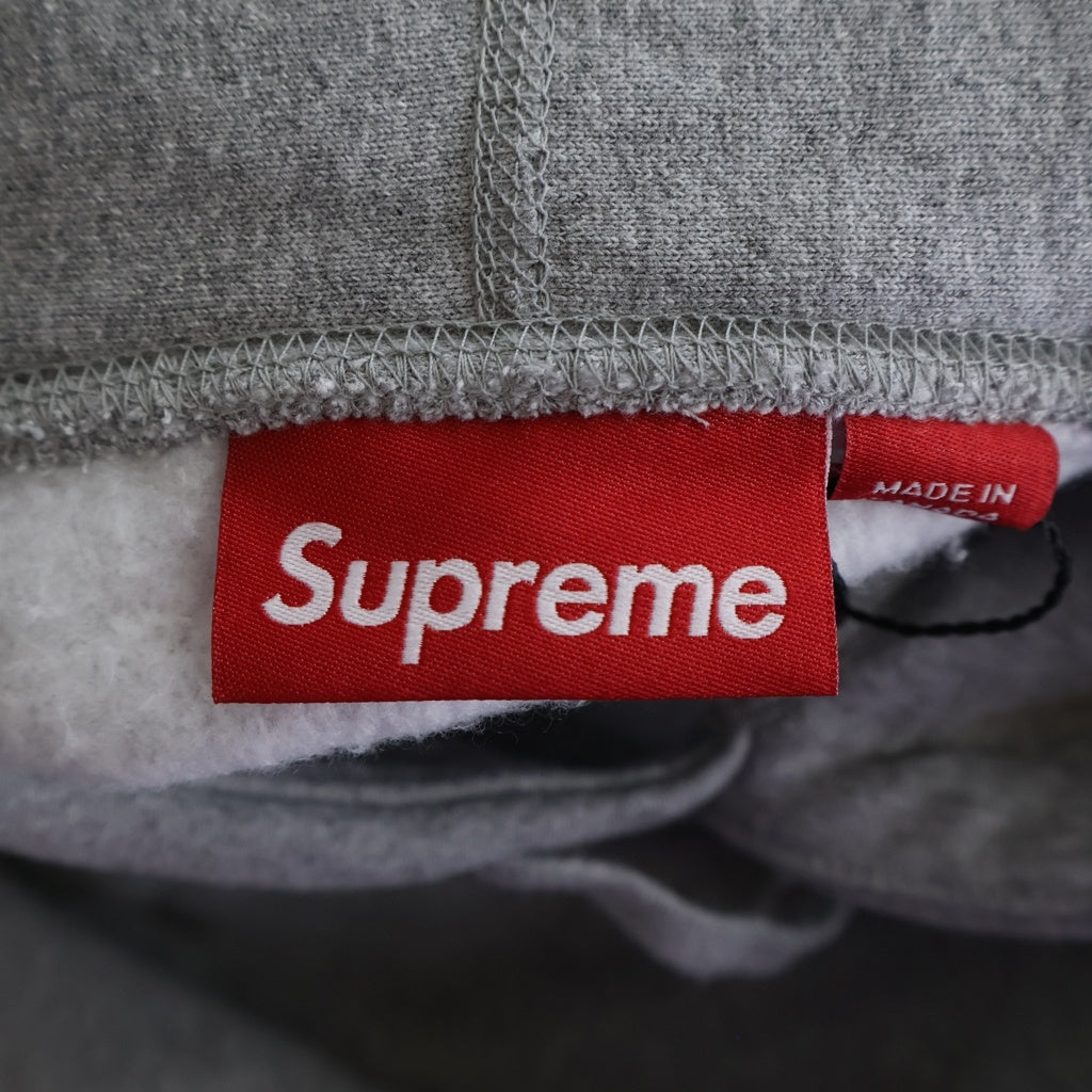 SUPREME(シュプリーム) 25AW Box Logo Hooded Sweatshirt ボックスロゴ プルオーバースウェットパーカー フーディ グレー/ネイビー