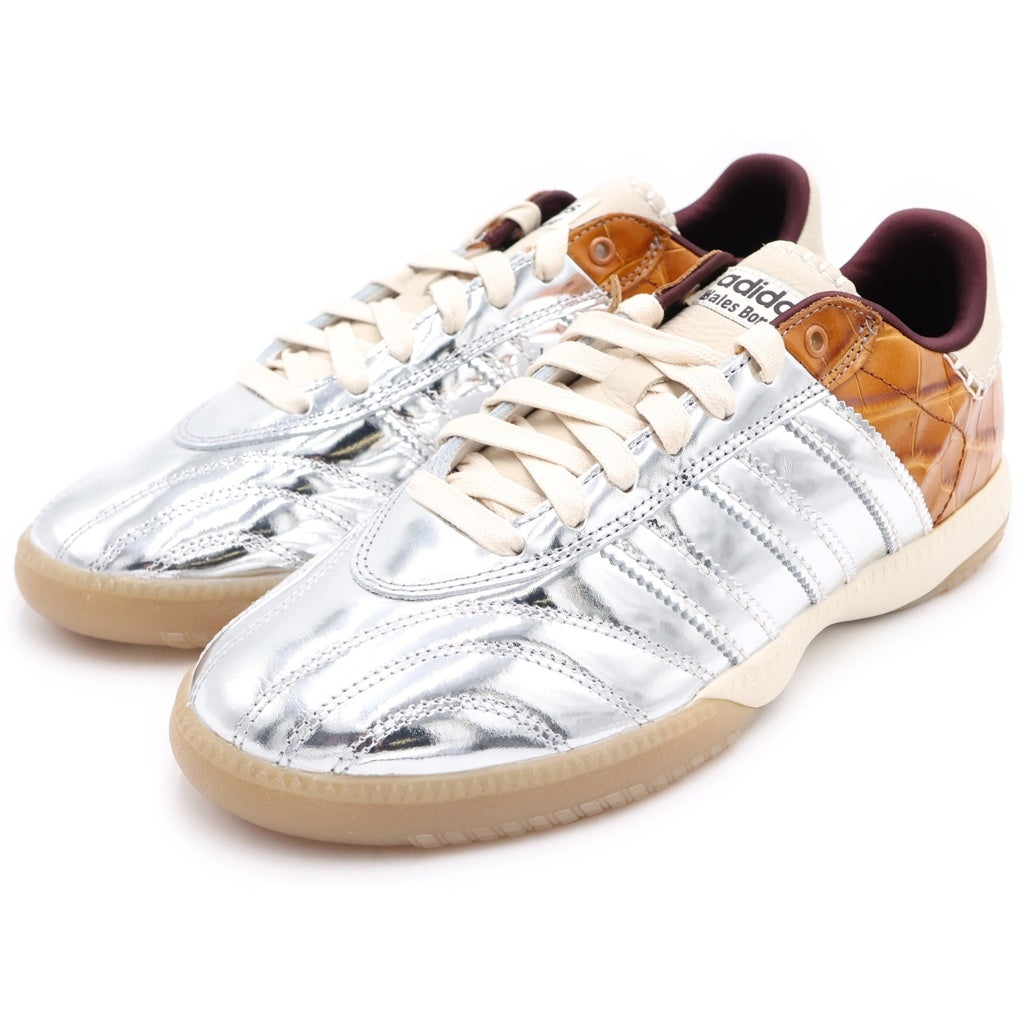 adidas(アディダス) ×Wales Bonner MN SAMBA ウェールズ・ボナー サンバ ローカットスニーカー ブラウン/シルバー US10/28cm IH5777