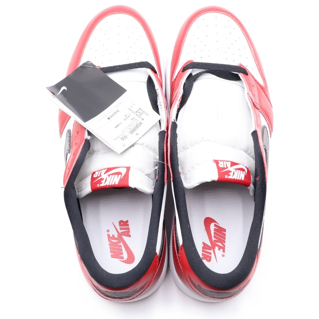 NIKE(ナイキ) AIR JORDAN 1 RETRO LOW OG CHICAGO 2025 HQ6998-600 エアジョーダン1 レトロ シカゴ ローカットスニーカー レッド/ホワイト US10/28cm