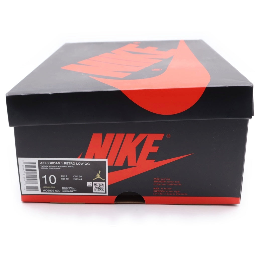 NIKE(ナイキ) AIR JORDAN 1 RETRO LOW OG CHICAGO 2025 HQ6998-600 エアジョーダン1 レトロ シカゴ ローカットスニーカー レッド/ホワイト US10/28cm