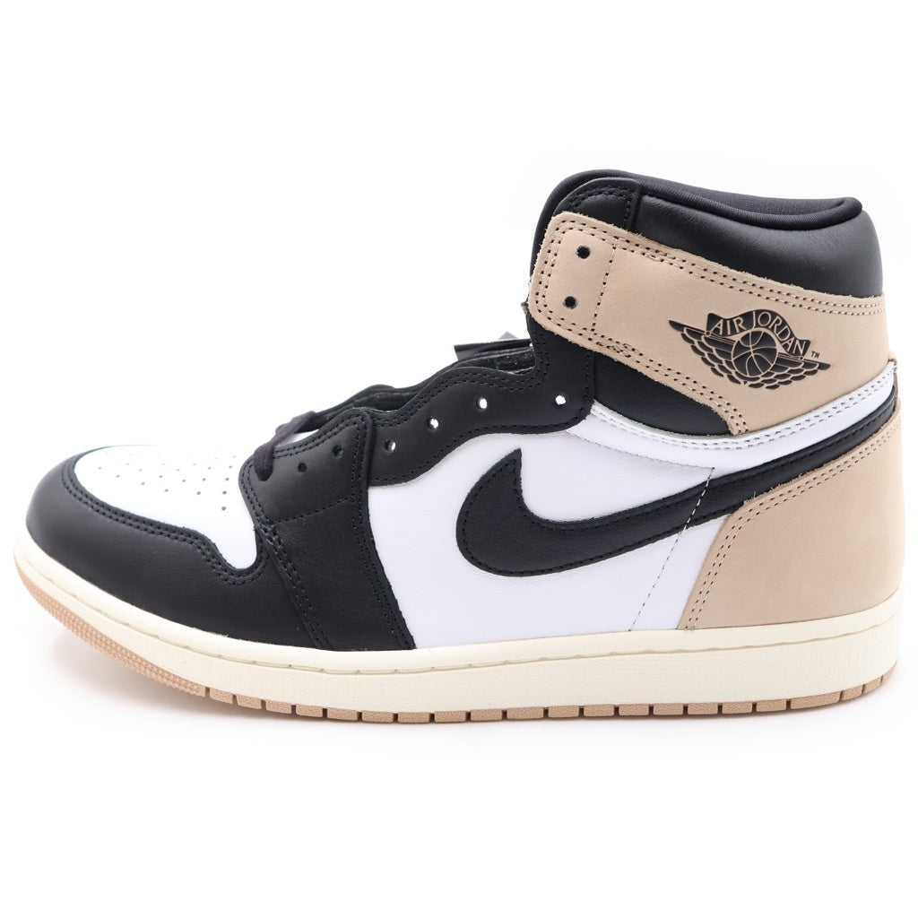 NIKE(ナイキ) WOMEN'S AIR JORDAN 1 RETRO HIGH OG LATTE FD2596-021 ウィメンズ エアジョーダン1 レトロ ハイカットスニーカー ベージュ/ブラック US12/29cm レディース