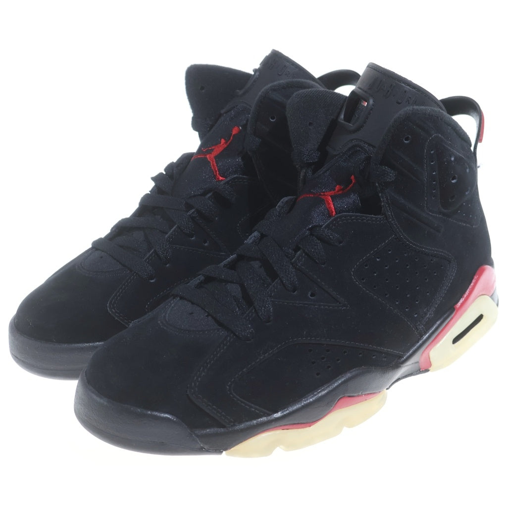 NIKE(ナイキ) 【鑑賞用 2010年製】AIR JORDAN 6 RETRO BLACK VARSITY RED 384664-061 エアジョーダン6 ハイカットスニーカー ブラック/レッド US9/27cm