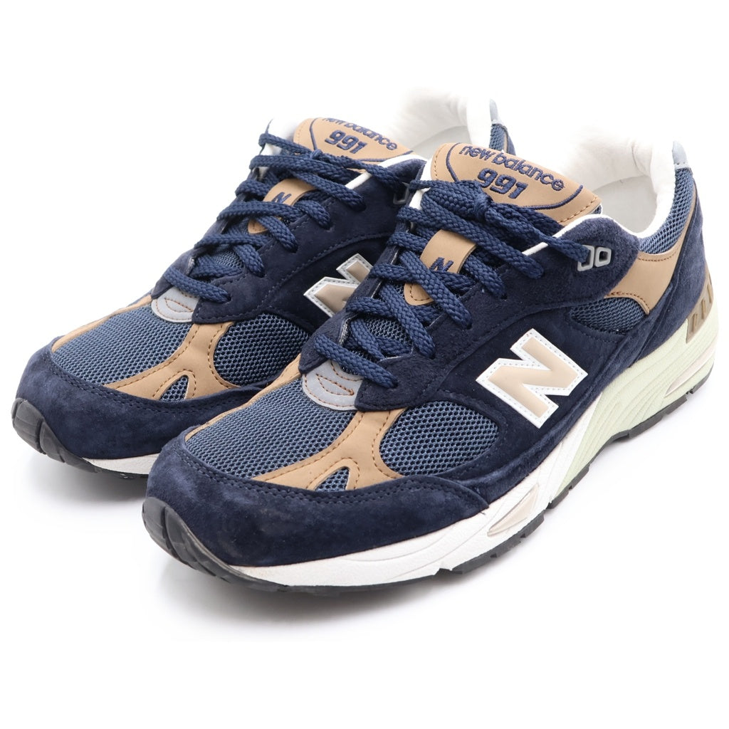 New Balance(ニューバランス) M991 NAVY/BEIGE メッシュ切り替え ローカットスニーカー ネイビー/ベージュ US9.5/27.5cm M991DNB