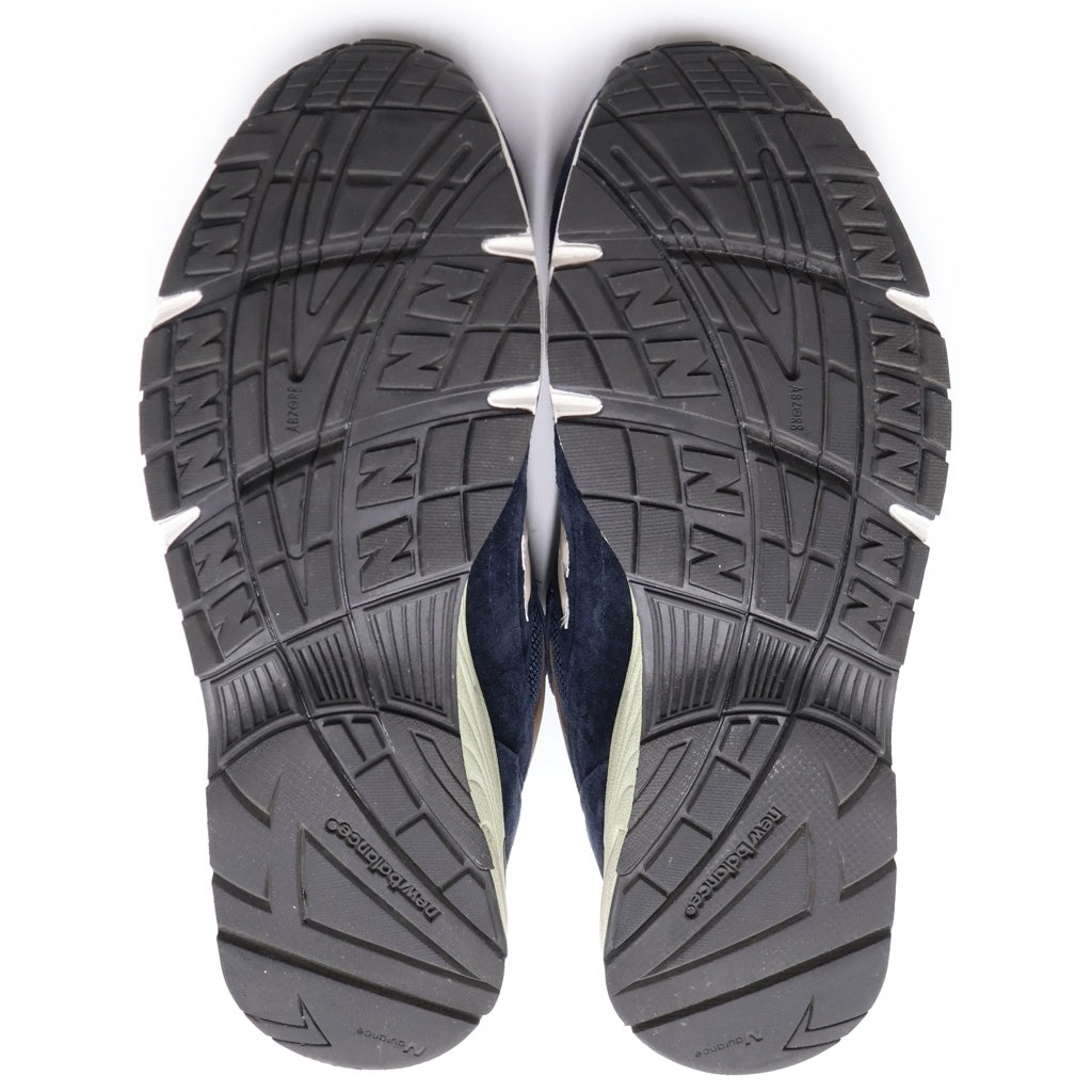New Balance(ニューバランス) M991 NAVY/BEIGE メッシュ切り替え ローカットスニーカー ネイビー/ベージュ US9.5/27.5cm M991DNB