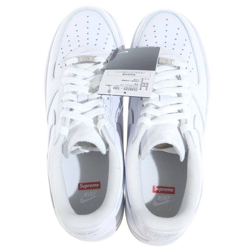 NIKE(ナイキ) ×SUPREME AIR FORCE 1 LOW WHITE CU9225-100 シュプリーム エアフォース1 ローカットスニーカー ホワイト US9.5/27.5cm