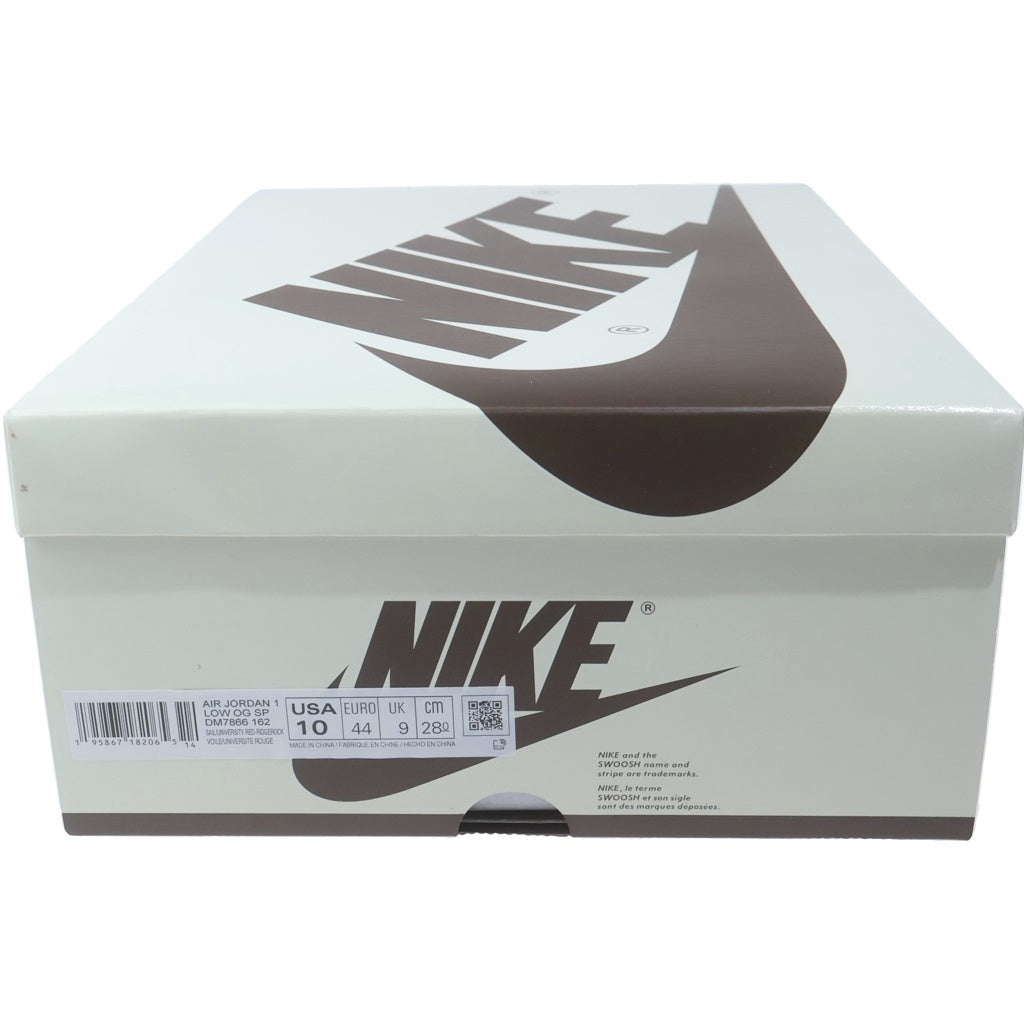 NIKE(ナイキ) ×TRAVIS SCOTT AIR JORDAN 1 LOW OG SP REVERSE MOCHA/SAIL AND RIDGEROCK DM7866-162 トラヴィススコット エアジョーダン1 リバースモカ ローカットスニーカー US10/28cm