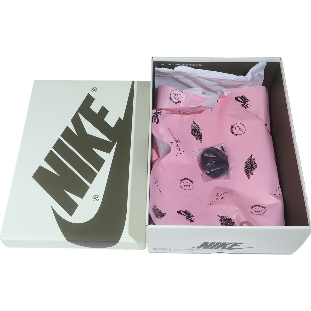 NIKE(ナイキ) ×TRAVIS SCOTT WMNS AIR JORDAN 1 LOW OG Medium Olive DZ4137-106 トラヴィススコット エアジョーダン1 ローカットスニーカー オリーヴ US11/28cm