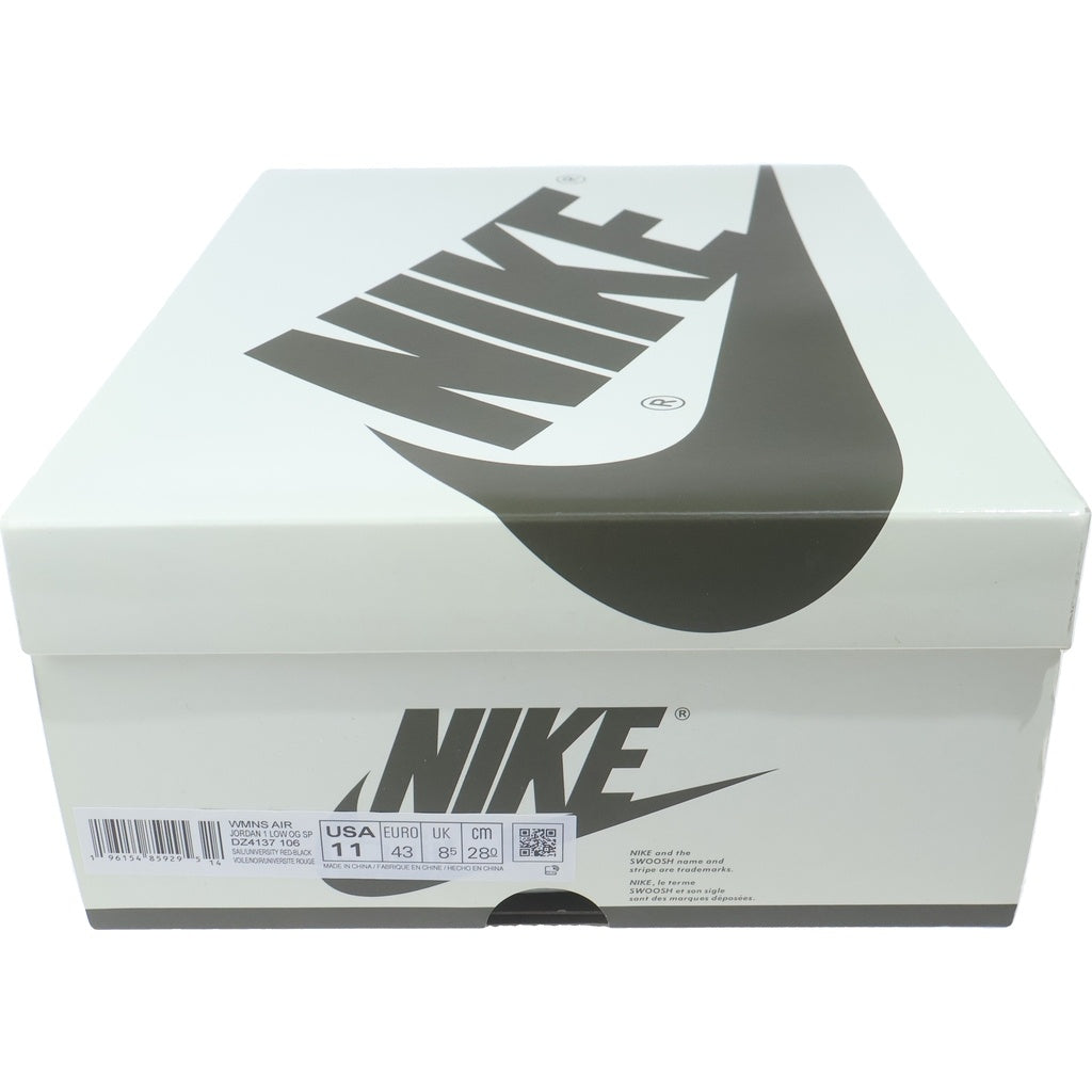 NIKE(ナイキ) ×TRAVIS SCOTT WMNS AIR JORDAN 1 LOW OG Medium Olive DZ4137-106 トラヴィススコット エアジョーダン1 ローカットスニーカー オリーヴ US11/28cm
