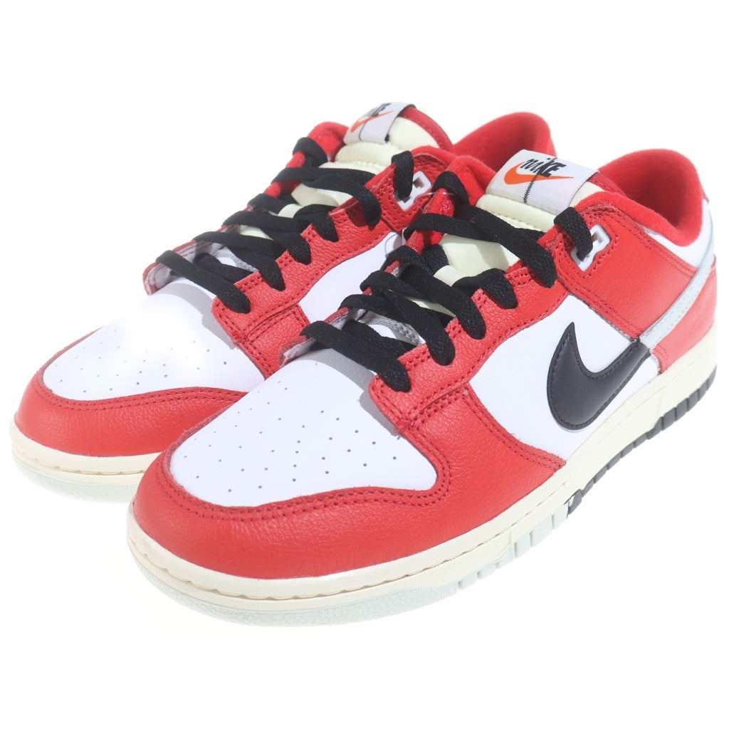 NIKE(ナイキ) DUNK LOW RETRO PRM CHICAGO SPLIT DZ2536-600 ダンク ローカットスニーカー レッド/ホワイト US9.5/27.5cm