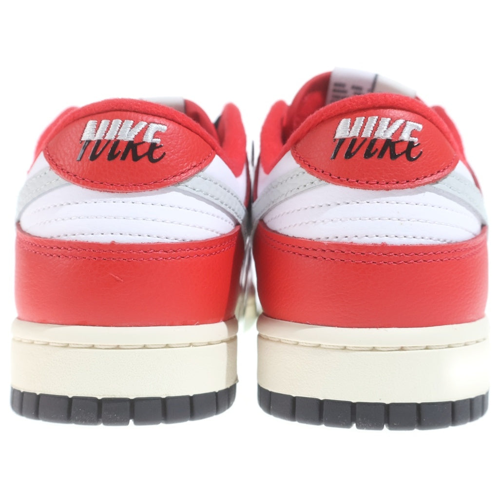 NIKE(ナイキ) DUNK LOW RETRO PRM CHICAGO SPLIT DZ2536-600 ダンク ローカットスニーカー レッド/ホワイト US9.5/27.5cm