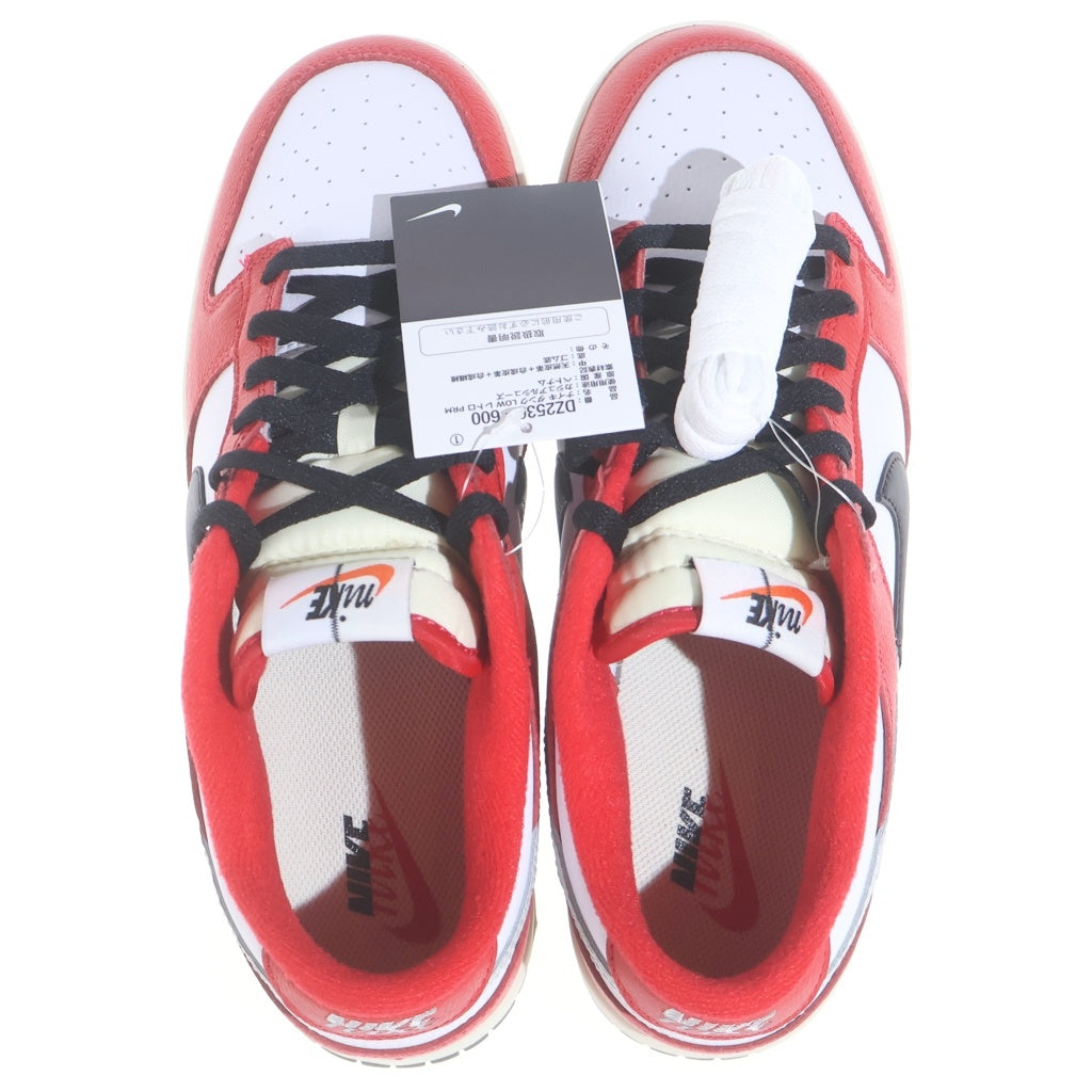NIKE(ナイキ) DUNK LOW RETRO PRM CHICAGO SPLIT DZ2536-600 ダンク ローカットスニーカー レッド/ホワイト US9.5/27.5cm