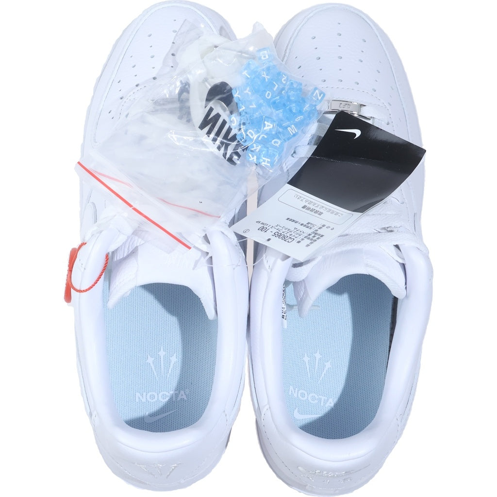 NIKE(ナイキ) ×DRAKE NOCTA AIR FORCE 1 LOW LOVE YOU FORVER WHITE CZ8065-100 ドレイクノクタ エアフォース1 ローカットスニーカー ホワイト US9.5/27.5cm