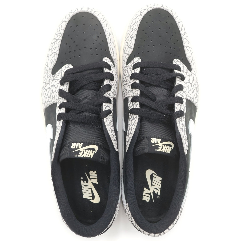 NIKE(ナイキ) AIR JORDAN 1 RETRO LOW OG BLACK CEMENT CZ0790-001 エアジョーダン1 レトロ ローカットスニーカー ブラック US9.5/27.5cm
