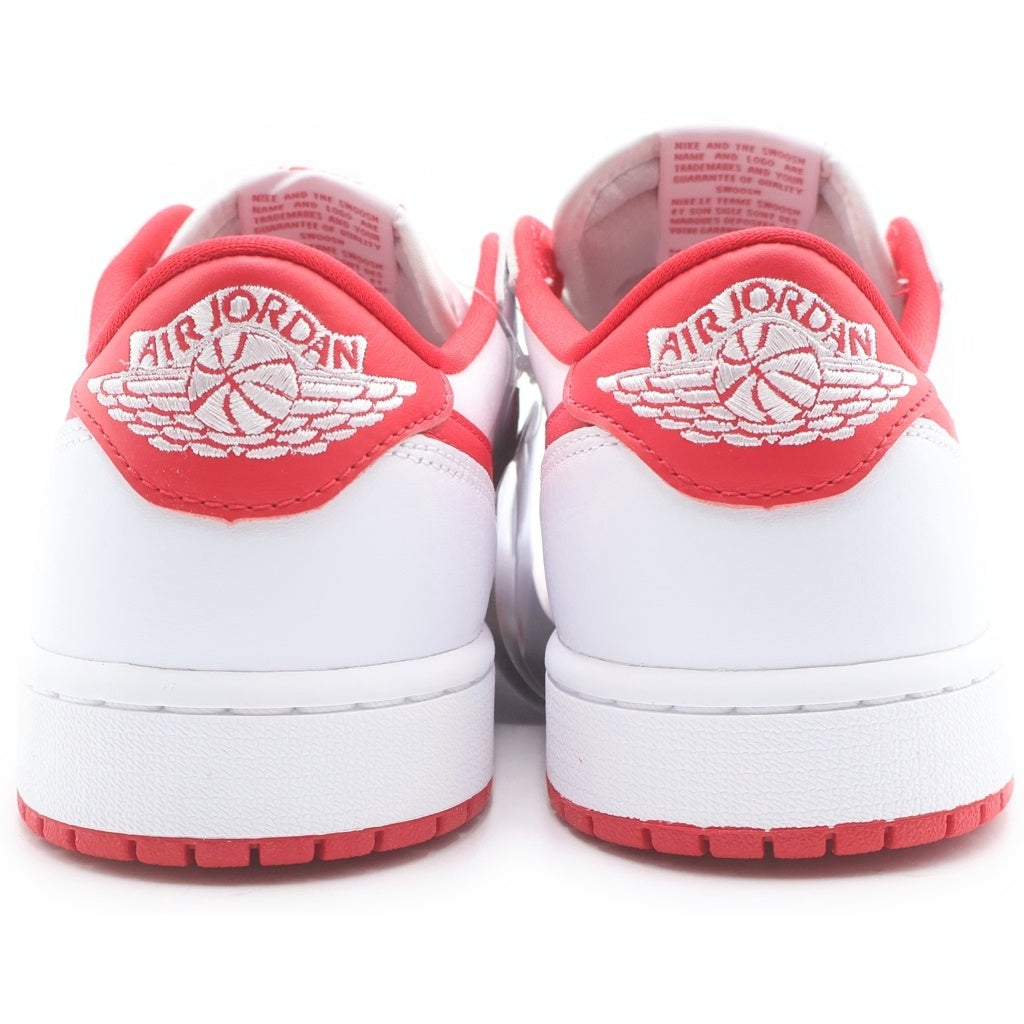 NIKE(ナイキ) AIR JORDAN 1 RETRO LOW OG WHITE AND UNIVERSITY RED CZ0790-161 エアジョーダン1 レトロ ローカットスニーカー レッド/ホワイト US9.5/27.5cm