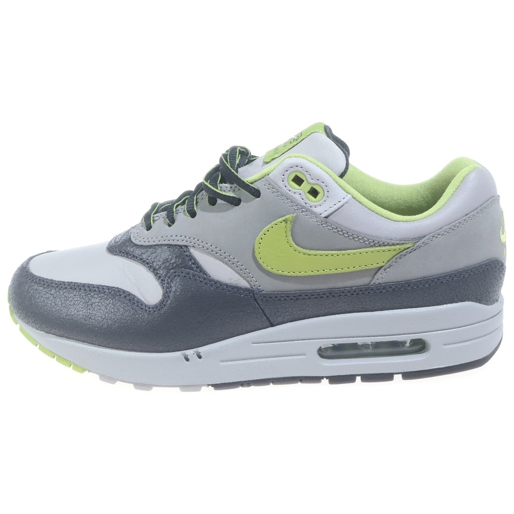 NIKE(ナイキ) ×HUF AIR MAX1 ANTHRACITE AND MIDIUM GREY HF3713-002 ハフ エアマックス1 アンスラサイト アンド ミディアムグレー ハイカットスニーカー グレー/グリーン US9/27cm