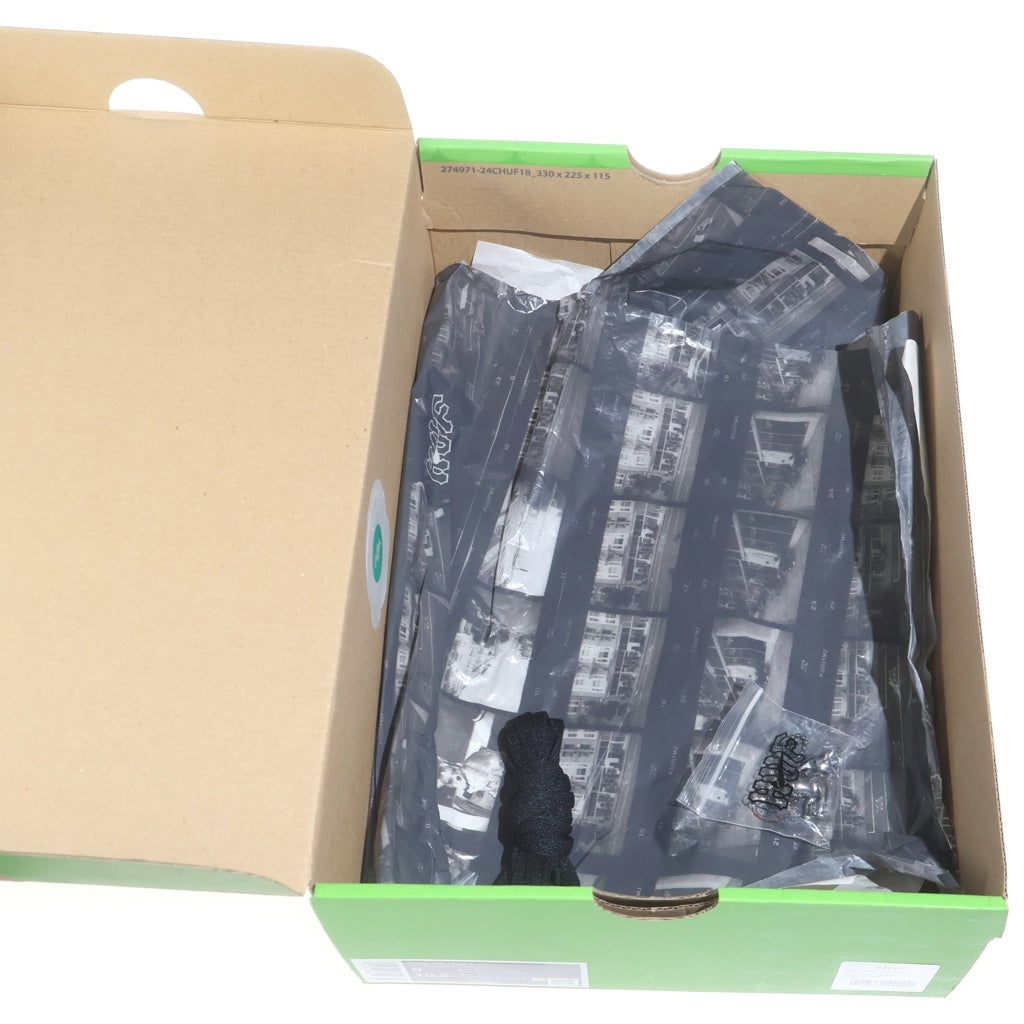 NIKE(ナイキ) ×HUF AIR MAX1 ANTHRACITE AND MIDIUM GREY HF3713-002 ハフ エアマックス1 アンスラサイト アンド ミディアムグレー ハイカットスニーカー グレー/グリーン US9/27cm