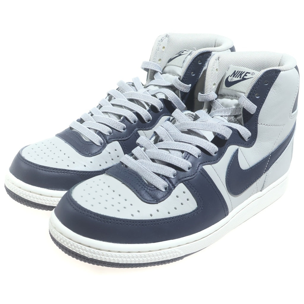 NIKE(ナイキ) TERMINATOR HIGH GEORGETOWN ターミネーター ジョージタウン グラニット アンド ダーク オブシディアン ハイカットスニーカー ネイビー/グレー US8.5/26.5cm FB1832-001