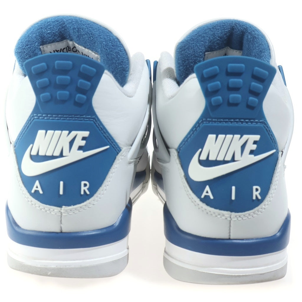 NIKE(ナイキ) AIR JORDAN4 RETRO INDUSTRIAL BLUE FV5029-141 エアジョーダン4 レトロ インダストリアルブルー ハイカットスニーカー ホワイト/ブルー US8.5/26.5cm