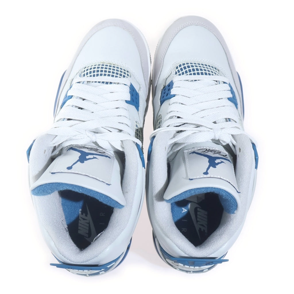 NIKE(ナイキ) AIR JORDAN4 RETRO INDUSTRIAL BLUE FV5029-141 エアジョーダン4 レトロ インダストリアルブルー ハイカットスニーカー ホワイト/ブルー US8.5/26.5cm