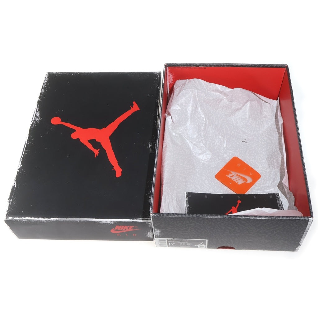 NIKE(ナイキ) AIR JORDAN3 RETRO WHITE CEMENT REIMAGINED DN3707-100 エアジョーダン3 レトロ ホワイト セメント リイマジンド ハイカットスニーカー ホワイト US8.5/26.5cm