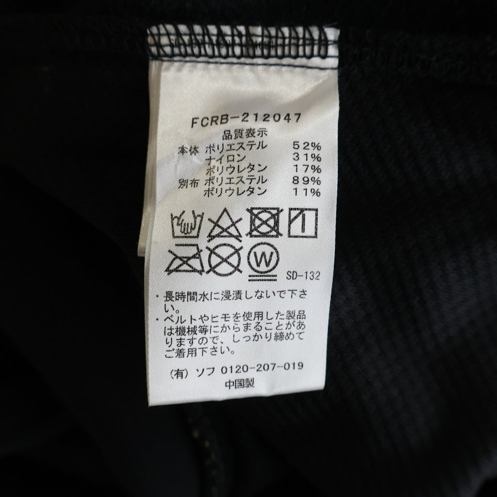 F.C.R.B.(エフシーアールビー) 21AW POLARTEC POWER STRETCH TRAINING HOODIE ポーラテック パワー ストレッチ トレーニング フーディー プルオーバーパーカー ブラック FCRB-212047