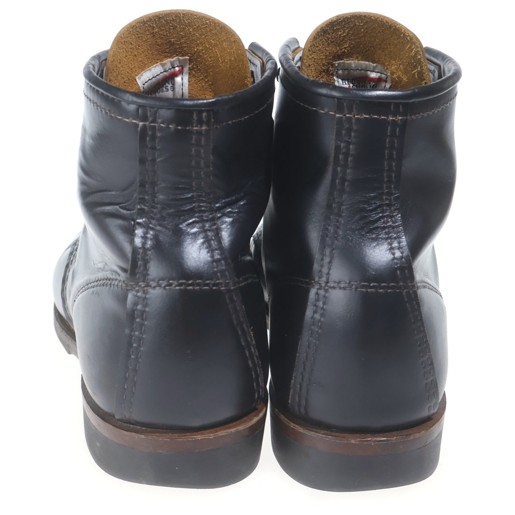 RED WING(レッド ウイング) Beckman Flatbox ベックマン フラットボックス 茶芯レースアップレザーブーツ US7.5/25.5cm ブラック 9060(D)