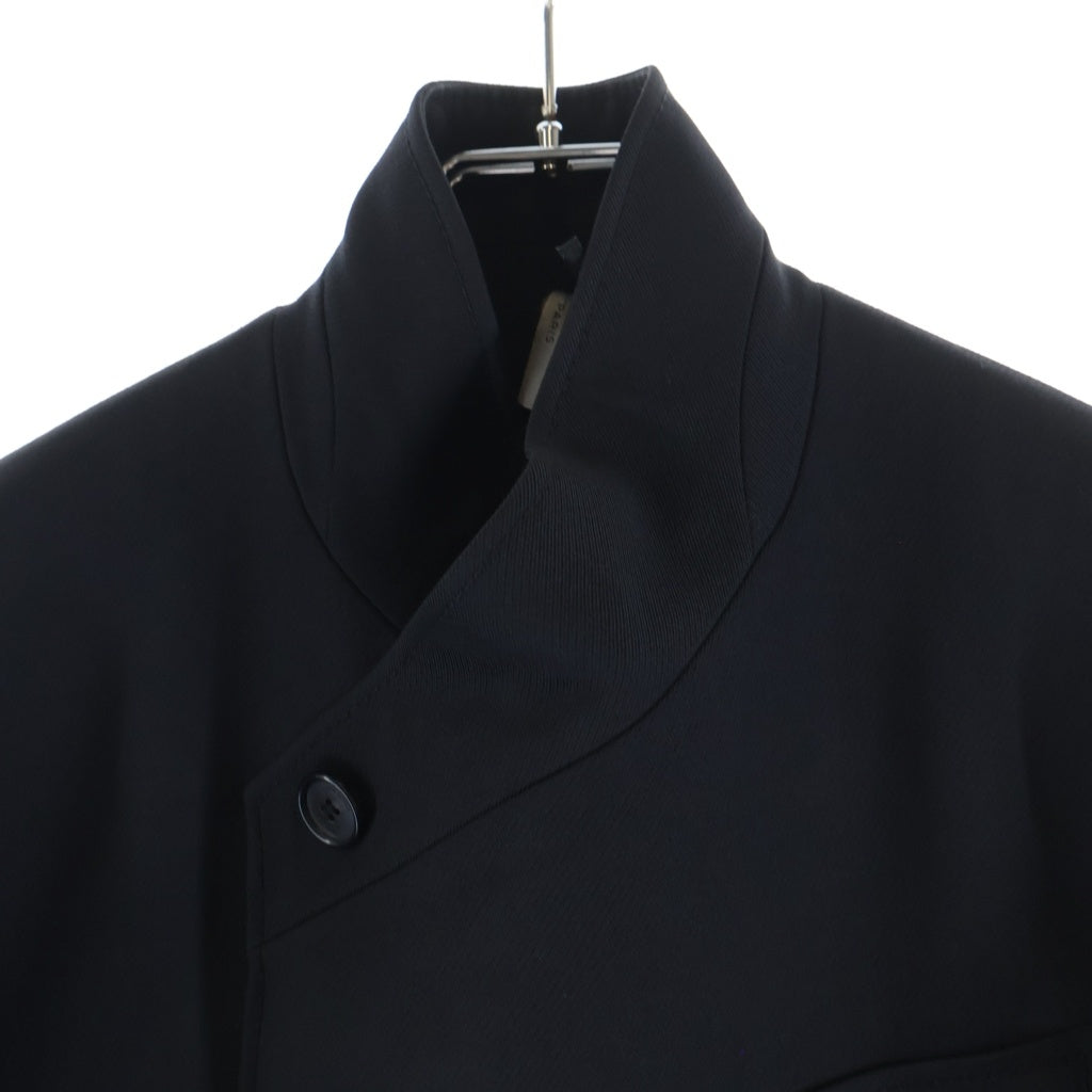 Dior HOMME(ディオールオム) 07AW エディ期 アシンメトリー ウール チェスターコート ジャケット ブラック 7H3130860320