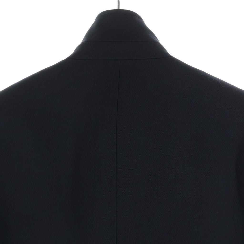 Dior HOMME(ディオールオム) 07AW エディ期 アシンメトリー ウール チェスターコート ジャケット ブラック 7H3130860320